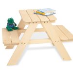Vaikiškas pikniko staliukas su suoliukais "MINI"