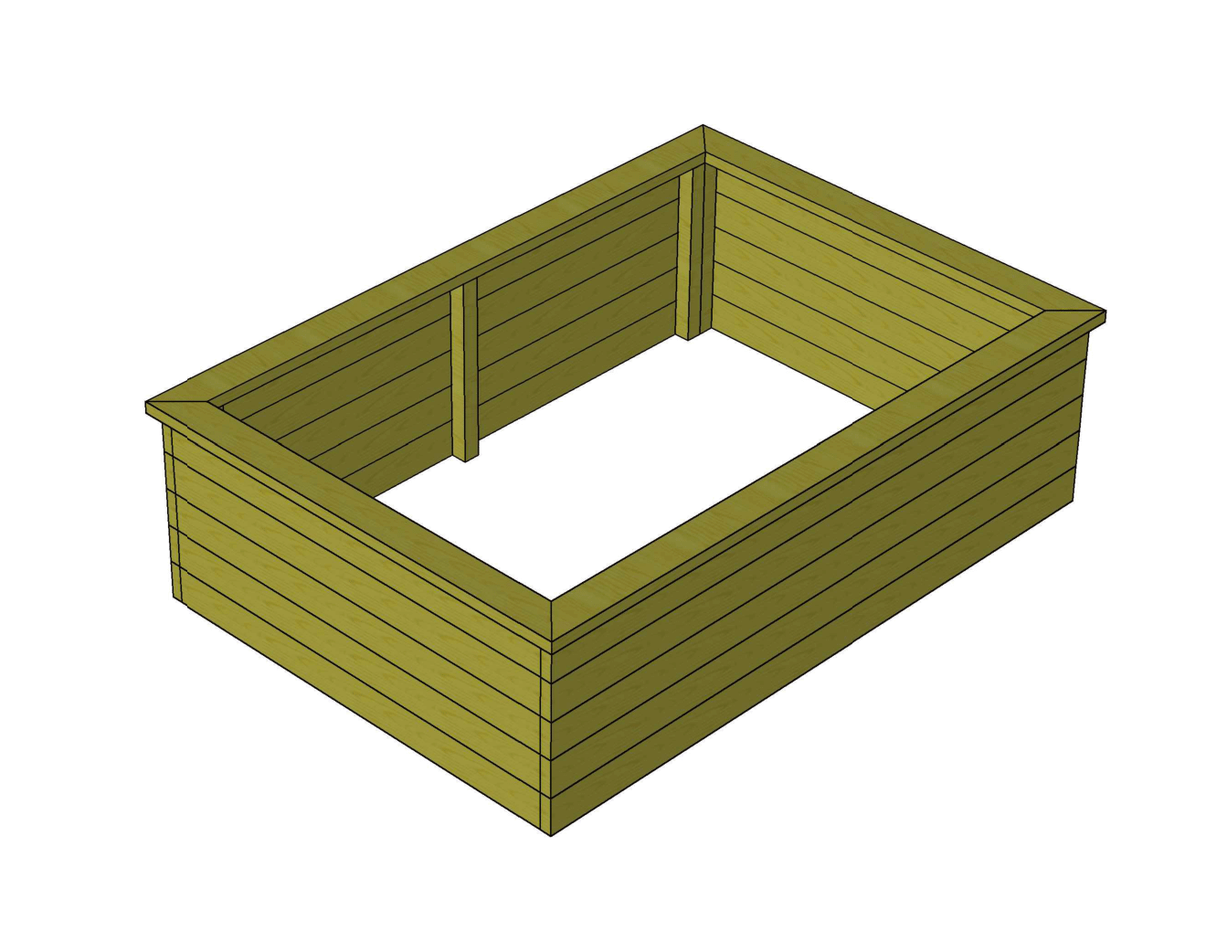 1600x1100x478mm (lentelės 90x28mm)-1 Lysvė 160x110x48 cm - Image 1
