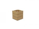 Medinis mini lauko suoliukas-daiktadėžė - Image 2